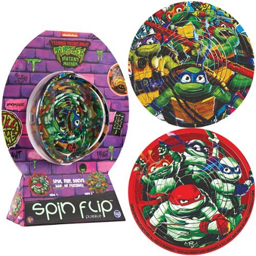 TCG Toys Spin Flip Puzzle: TMNT Turtle Power - 2-In-1: Double-Sided Puzzle,Age 8+ GLOBAL SHIPPING