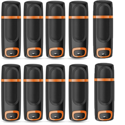 Stock Preferred - 10-Pack 16GB USB 2.0 Flash Drives – Thumb Sticks - Black-Front_Standard 