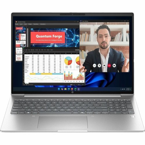 HP - ProBook 4 G2a 16" IPS 1920 x 1200 (WUXGA) Laptop - AMD Ryzen AI 5 with 16GB Memory - 256 GB SSD - Pike Silver Aluminum, Gray