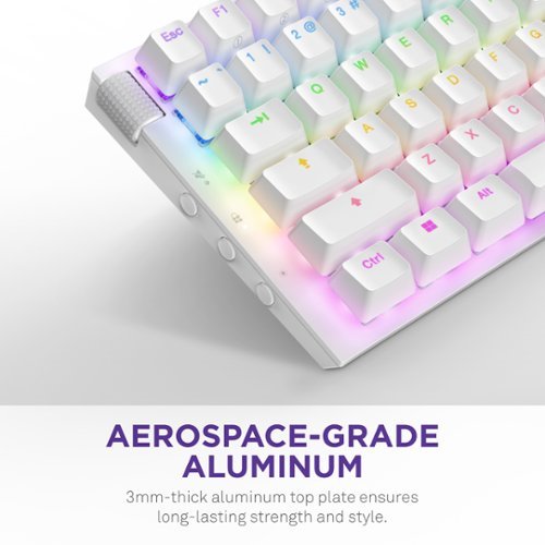 NZXT Function 2 - MiniTKL Wired Optical Gaming Keyboard - White BUY IN MIDDLE EAST