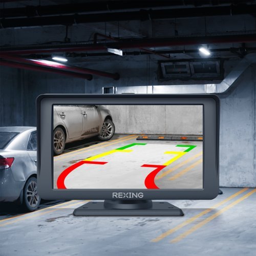 Rexing W1 Carplay and Android Auto device w/ Back-up Camera - Black BUY ONLINE