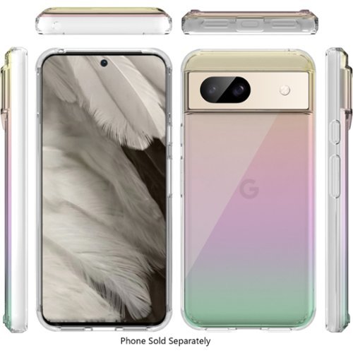 SaharaCase Inspire Series Hard Shell Case for Google Pixel 8a - Transparent Gradient GLOBAL SHIPPING