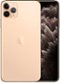 Apple - Refurbished Excellent - iPhone 11 Pro Max A2161 (Fully Unlocked) 64GB w/ Pre-Installed Tempered Glass and Bluetooth Earbuds - Gold-Front_Standard