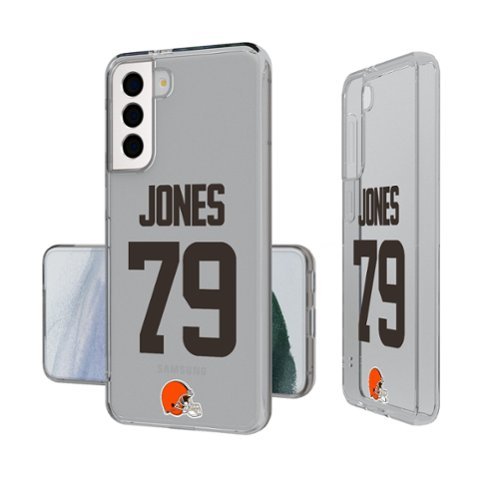 Keyscaper - NFL - Dawand Jones Cleveland Browns Galaxy Clear Case - S24 - Multicolor-Front_Standard 