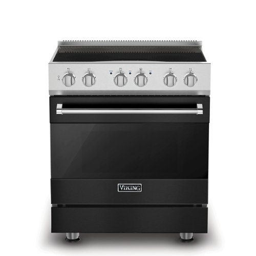 Viking - 3-Series Induction Self-Clean Range - Cast Black