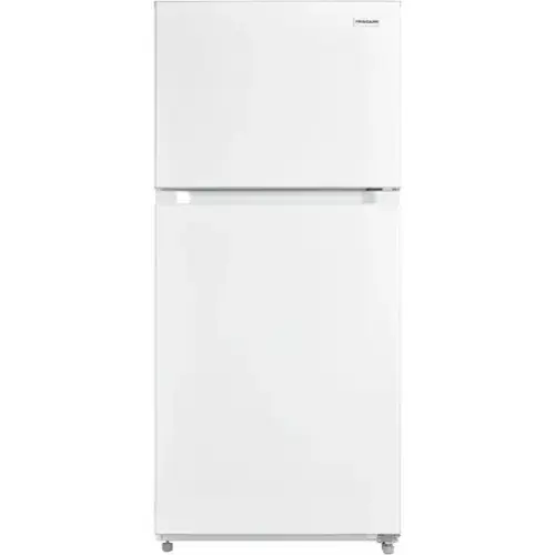 Front. Frigidaire - 19 Cu. Ft. Garage Ready Top Freezer Refrigerator - White.