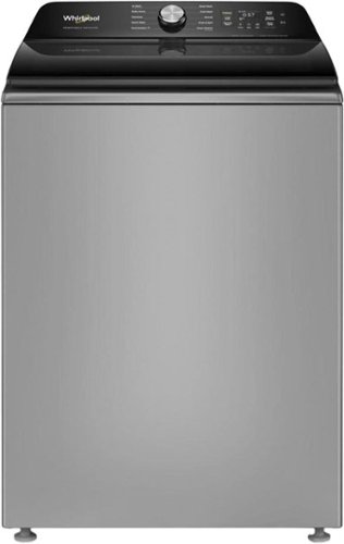 Whirlpool - 5.2 - 5.3 cu. ft. Smart Top Load Washer with the Removable Agitator - Radiant Silver