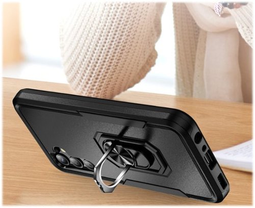 SaharaCase ArmorPro Kickstand Case for Samsung Galaxy A25 5G - Black BUY ONLINE