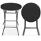 Best Choice Products - 32in Bar Height Folding Table, Indoor Outdoor Accessory w/ Thick Table Top, 330lb Capacity - Black-Front_Standard