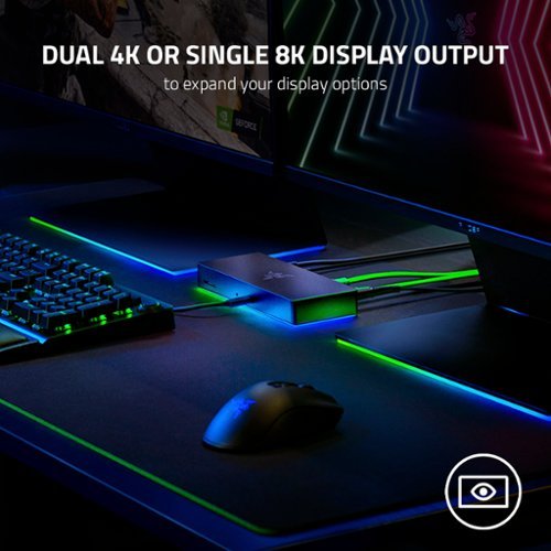 Razer Thunderbolt 4 Certified Dock with Chroma RGB Lighting and 10 Ports - Black HOW TO BUY