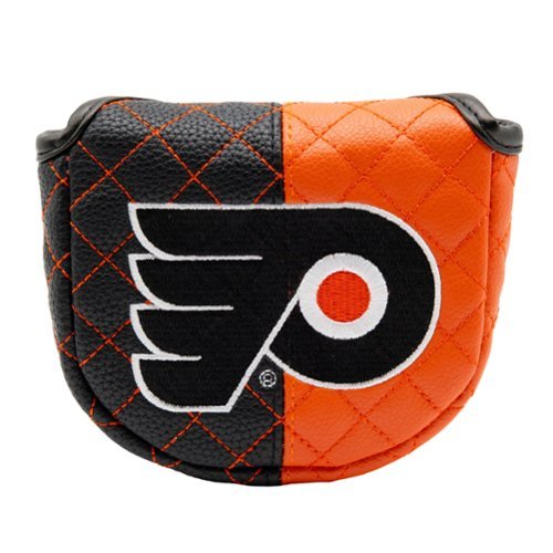 Team Golf - Philadelphia Flyers Quilted Mallet Putter Cover - Multicolor-Front_Standard 