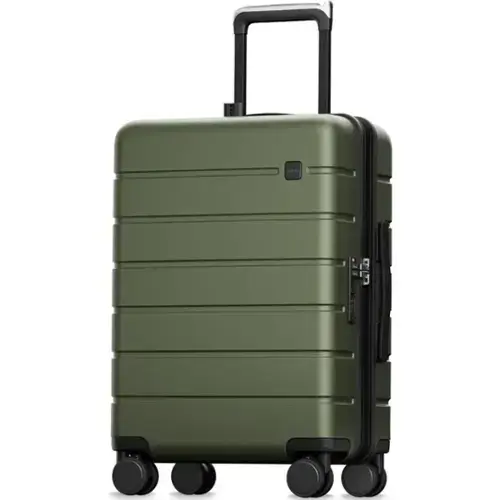 Front. LUGGEX - LUGGEX 20 inch Carry On Luggage Airline Approved, Expandable Hardside Suitcases with Spinner Wheels HUP - LX-EX - Green.