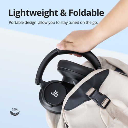 Tronsmart Q20 Active Noise Cancelling Headphones, Wireless Over-Ear Bluetooth Headphones, 60H Playtime, Deep Bass, Comfort Fit - Black BUY IN AUSTRALIA