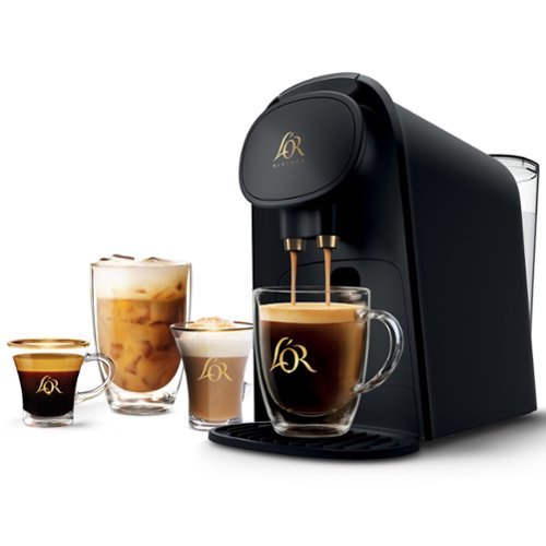 L'OR BARISTA Coffee & Espresso System and L'OR Coffee 10 Count Capsule Pack - Black