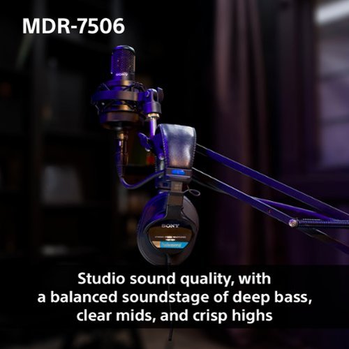 Sony Professional Studio Headphones - Black WHERE TO BUY