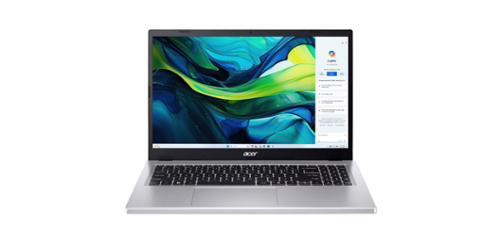Acer - Refurbished Excellent - Aspire Go 15 15.6" FHD Ryzen 5 7520U 8GB 512GB SSD Windows 11 Home - Pure Silver-Front_Standard 