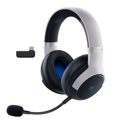  Razer - Kaira Pro HyperSense Wireless Gaming Headset for PS5, PS4, PC, and Switch - White