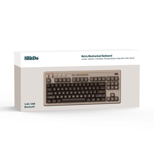 8BitDo Retro Joystick and Mechanical Keyboard - C64 Edition BUY ONLINE
