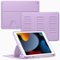 VIKESI - Magnetic Case for iPad 10.2" 7th/8th/9th Gen, Shockproof, Pencil Holder, Auto Wake/Sleep, Multi-Angle Stand - Lilac-Front_Standard