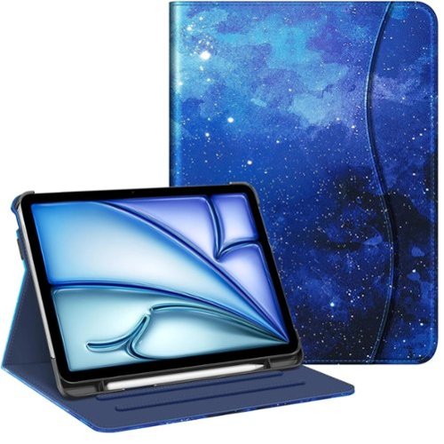 Kitcheniva - iPad Air 11 Inch M3 2025 Multi Angle Viewing Case For Air 5th 4th 10.9 Inch - Starry Sky-Front_Standard 
