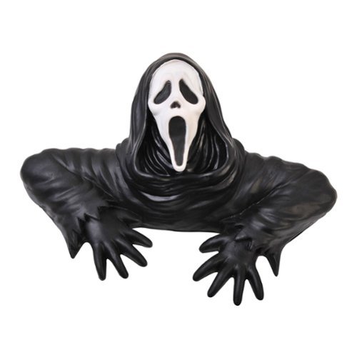 Funworld - Scream Ghost Face Foam Grave Breaker Halloween Decor - Black-Front_Standard 