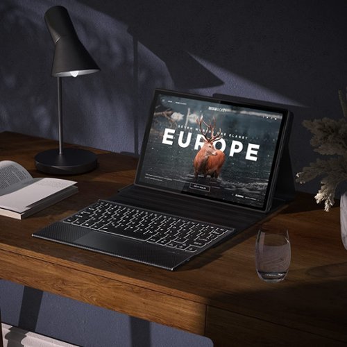 SaharaCase Keyboard Case with Trackpad for Samsung Galaxy Tab A11+ & Tab A9+ 11 – ProTouch, 7-Color Backlit, Premium Keys - Black BUY IN EUROPE