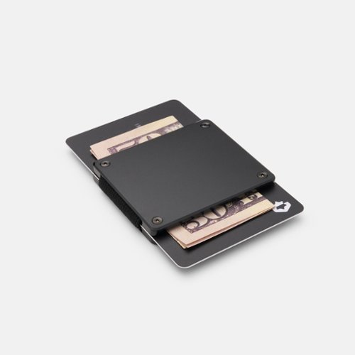 The Ridge Wallet Ridge Lite - Royal Black - Black WORLDWIDE DELIVERY