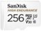SanDisk - 256GB High Endurance microSDXC C10, U3, V30, 4k UHD Memory Card with Adapter (SDSQQNR-256G-GN6IA)-Front_Standard