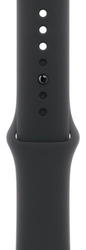 Apple - 46mm Sport Band - M/L - Black