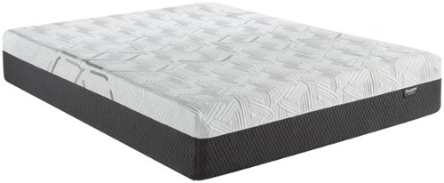 Beautyrest - 12-Inch Medium Hybrid Micro Diamond Memory Foam Mattress in a Box- King - White
