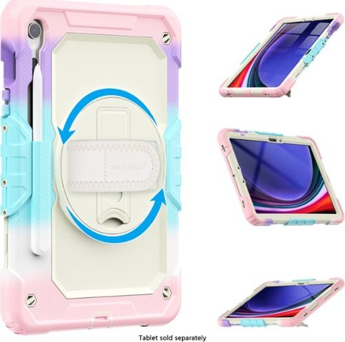 SaharaCase Raider Series Heavy Duty Case with Hand Strap for Samsung Galaxy Tab S10 Lite (2025), Tab S10 FE, S9 and S9 FE - Sunset Sorbet BUY ONLINE