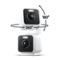 Wyze - Duo Cam Pan, 2K Wired Dual Pan/Tilt Camera with Spotlight, Indoor/Outdoor, Motion-Tracking with Color Night Vision - White-Front_Standard