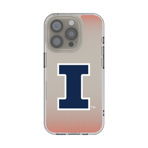 Keyscaper - NCAA - Illinois Fighting Illini Linen Logo iPhone Clear Case - 13 mini - Multicolor-Front_Standard 
