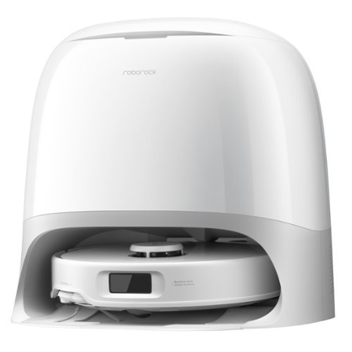 Roborock - Qrevo Curv 5XC Robot Vacuum and Mop, Dual Anti-Tangle System, FlexiArm, Intelligent Dirt Detection, Self-Washing&Drying - White-Front_Standard 