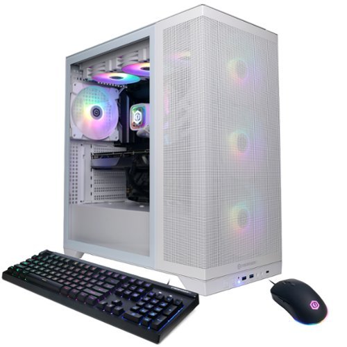 CyberPowerPC - Gamer Supreme Gaming Desktop - Intel Core Ultra 9 285K - 32GB Memory - NVIDIA GeForce RTX 4070 SUPER 12GB - 2TB SSD - White