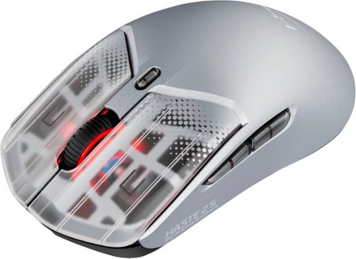 HyperX Pulsefire Haste 2 S Lightweight Wireless Optical Gaming Mouse with RGB Lighting - Wireless - Silver BUY IN MIDDLE EAST