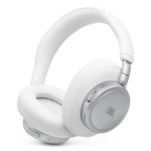 JBL Live 780NC Over Ear Noise Cancelling Wireless Headphones - White