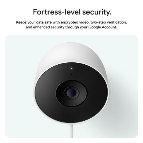 Google Nest Cam Outdoor (wired, 2nd gen) - 2K Video and Gemini - 1-Pack - Hazel BUY IN QATAR