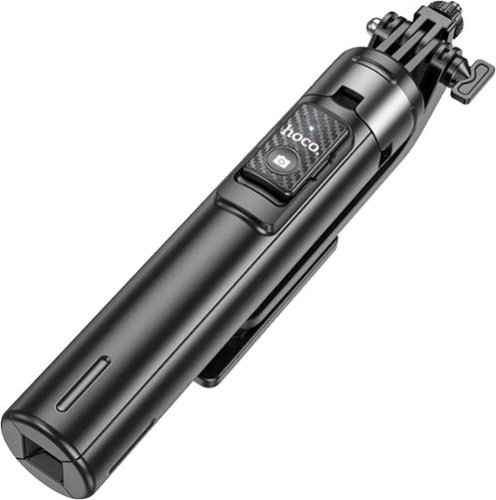 HOCO - 54" Expandable Selfie Stick and Tripod for Content Creators - Black