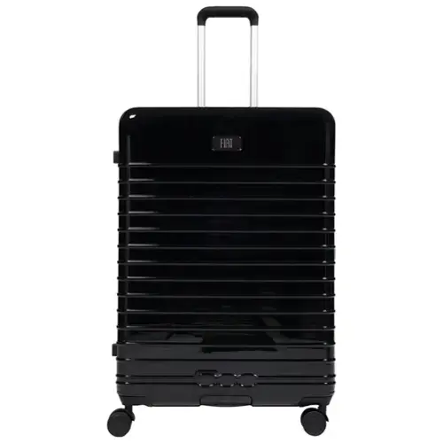 Front. Ful - 31.5" Expandable Hardside Spinner Luggage - BLACK.