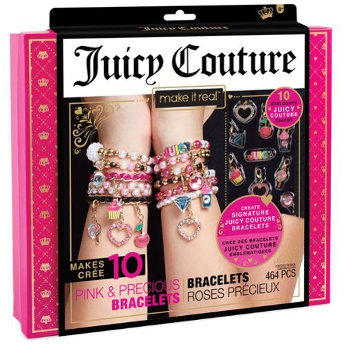 Make It Real - Juicy Couture: Pink & Precious Bracelets Kit - Create 10 Unique Charm Bracelets