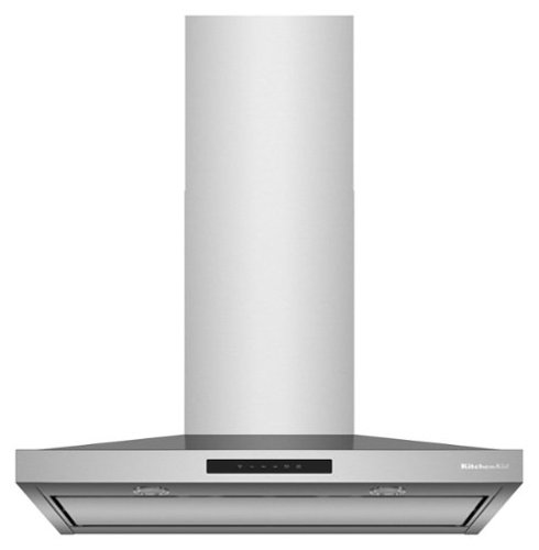 KitchenAid - 36 inches - Recirculating & Convertible - Wall Range Hood - Stainless Steel-Front_Standard 