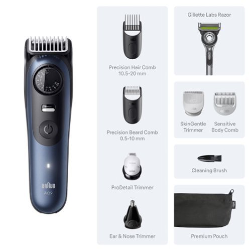Braun Series 9 All-in-one 9530 Electric Shaver Trimmer Kit - Deep Blue Metallic HOW TO BUY