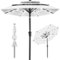 Best Choice Products - 10ft 3-Tier Solar Patio Umbrella w/ 24 LED Lights, Tilt Adjustment, Easy Crank - White-Front_Standard