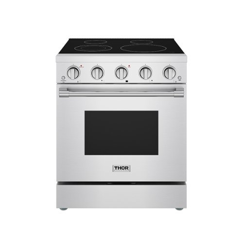 Thor Kitchen - 4.55 Cu. Ft Freestanding Electric Convection Range - Stainless Steel
