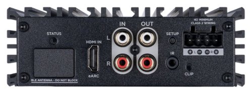 Sonance - UA 2-125 ARC – 2.1 Channel TV Audio Amplifier with HDMI, Subwoofer Output and Wireless Subwoofer Kit Compatible (Each) - Black-Front_Standard 