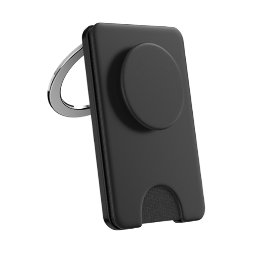  PopSockets - MagSafe Kick-Out Wallet, Grip &amp; Adjustable Stand for Cell Phones - Black