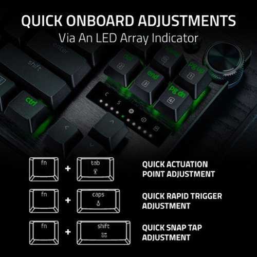 Razer Huntsman V3 Pro 8KHz TKL Wired Analog Optical Linear Switch Gaming Keyboard with Snap Tap - Black SHOP ONLINE