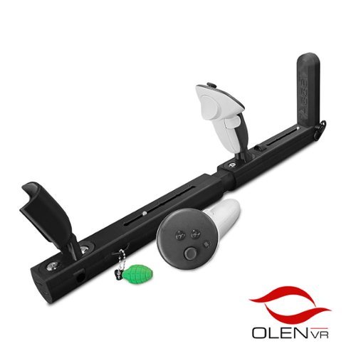 Olen VR - Asset Gunstock Controller for Meta Quest 2, Quest 3, Quest Pro - Onyx-Front_Standard 