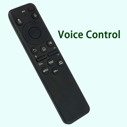 ALLIMITY - Voice Replacement Remote Control BN59-01432A BN59-01432D BN59-01455E, Fit for Samsung TV LS32BM500ENXGO QA55QN85CAW - Black-Front_Standard 